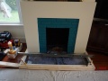 Fireplace restoration during
