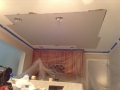 2. Drywall repair in progress